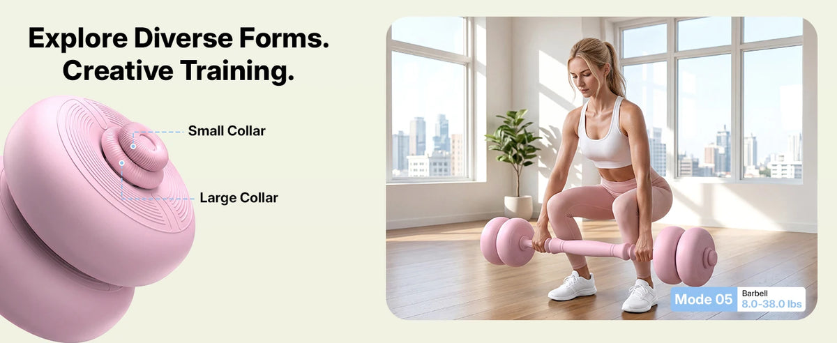 MERACH 5-in-1 Adjustable Dumbbell