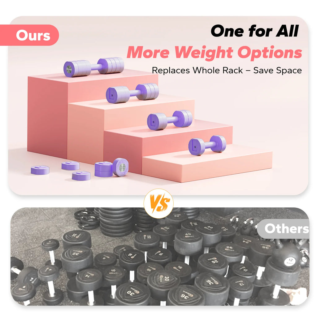 MERACH Quick-Switch Dumbbell Set