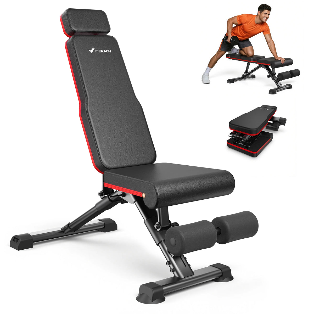 MERACH Adjustable Weight Bench