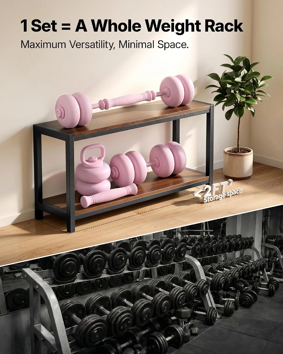 MERACH 5-in-1 Adjustable Dumbbell