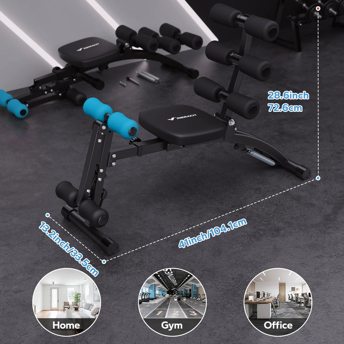 MERACH Multi-Functional Ab Trainer