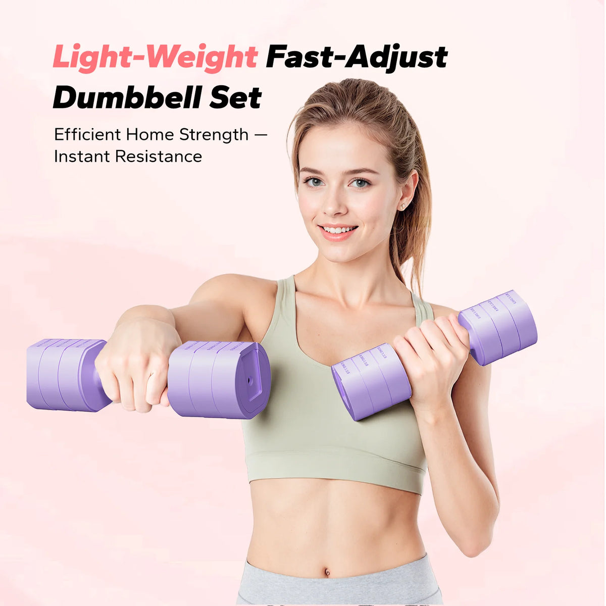 MERACH Quick-Switch Dumbbell Set