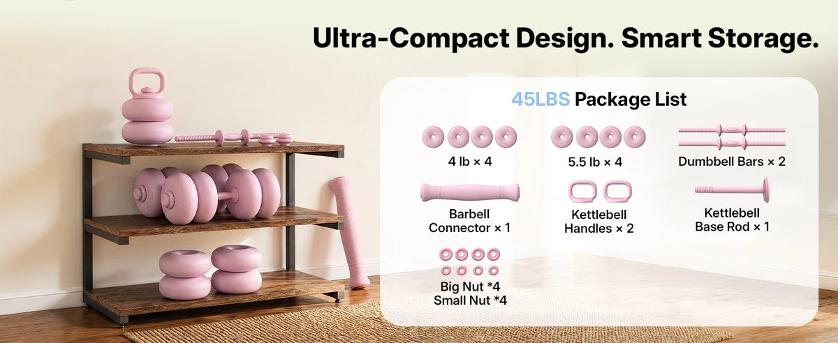 MERACH 5-in-1 Adjustable Dumbbell