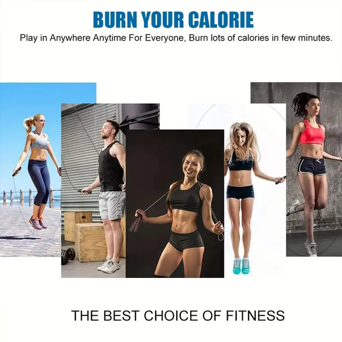 Adjustable Steel-Wire Speed Jump Rope