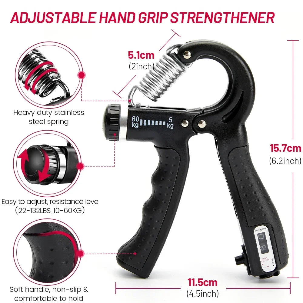 Adjustable Hand Gripper Set (5–60 kg)
