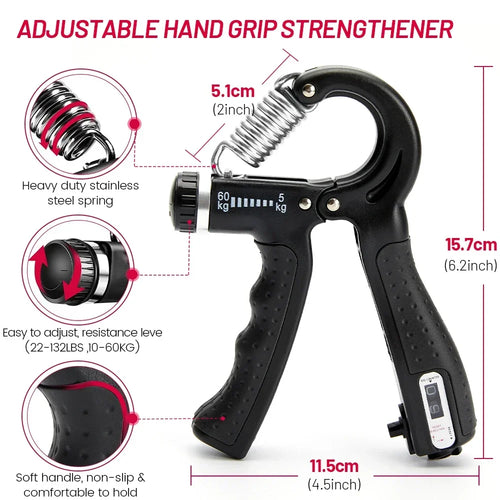 Adjustable Hand Gripper Set (5–60 kg)