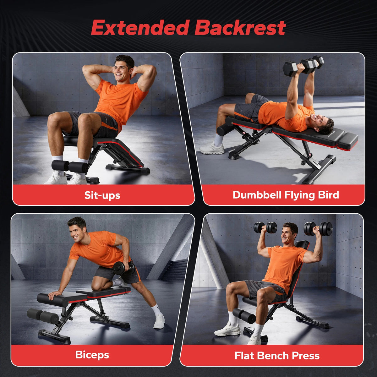 MERACH Adjustable Weight Bench