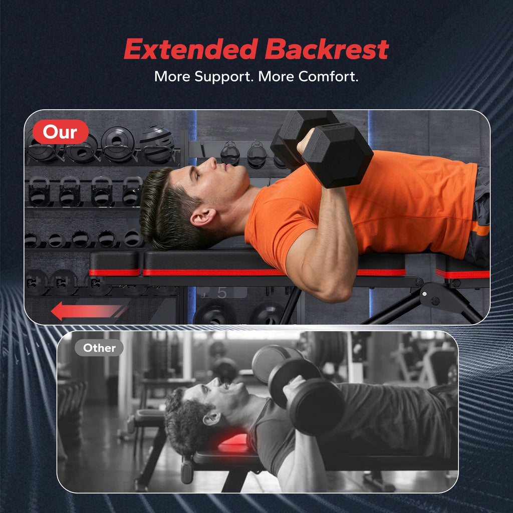 MERACH Adjustable Weight Bench