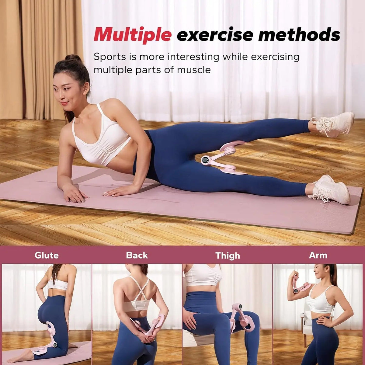 MERACH Thigh Trainer with Rep Counter