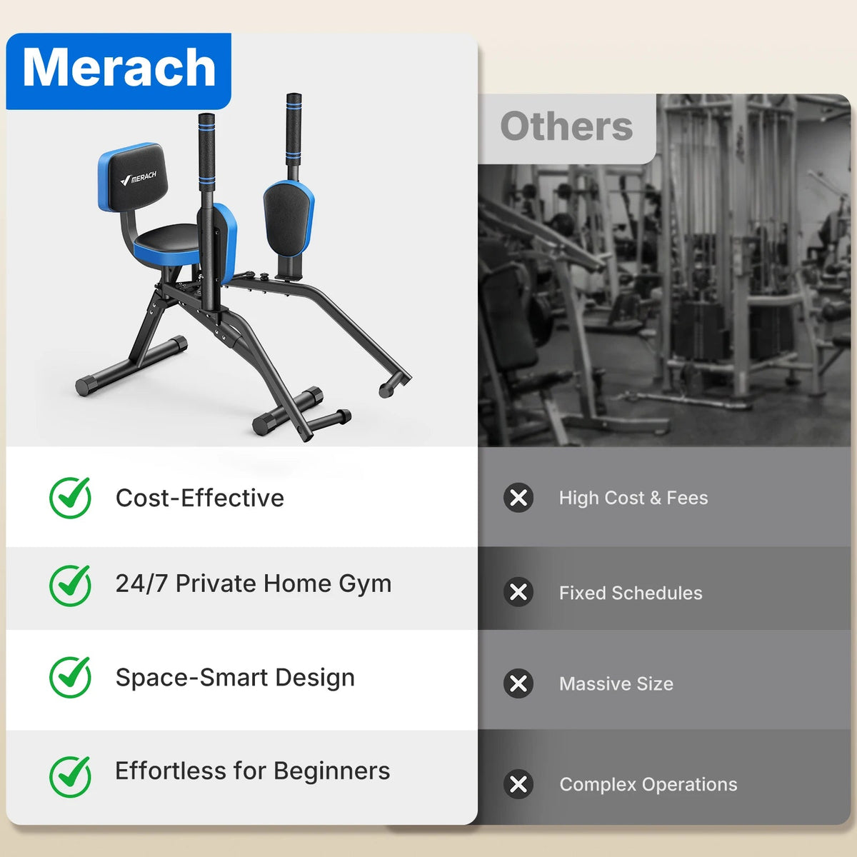 MERACH Hip Abductor Machine