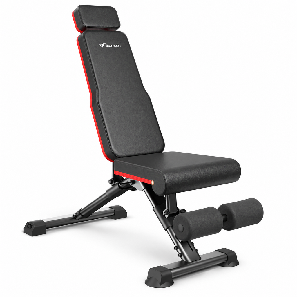Keystone Adjustable Weight Bench on a pure white background