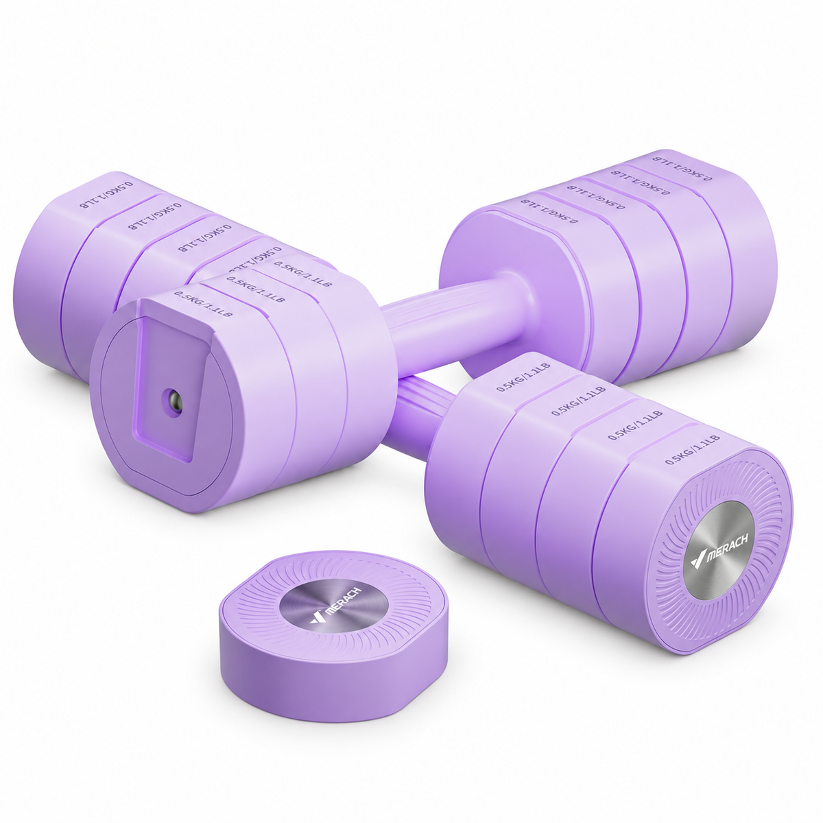 ShiftLock Adjustable Dumbbell Set on a pure white background